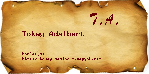 Tokay Adalbert névjegykártya